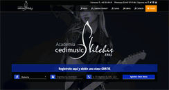 Desktop Screenshot of cedimusicvilchis.com