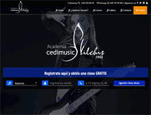 Tablet Screenshot of cedimusicvilchis.com